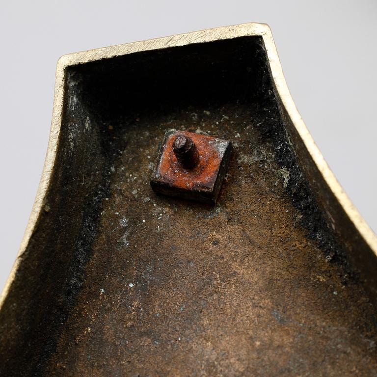 LJUSSTAKAR, 1 par, brons, senempire, 1800-talets första hälft.