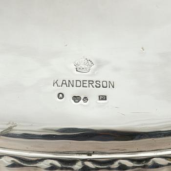 Karl Anderson, a silver table lamp, Stockholm 1917.