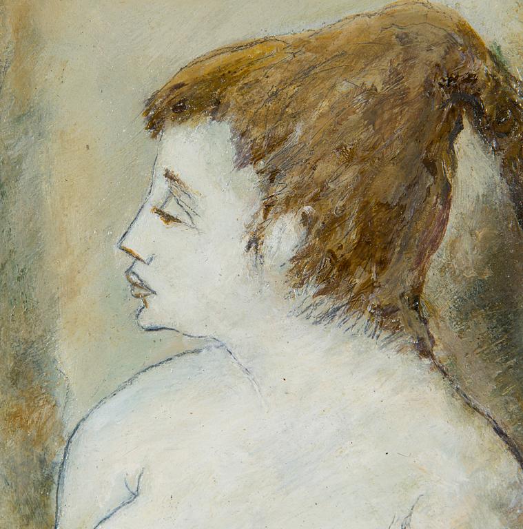 Unto Koistinen, Woman in profile.