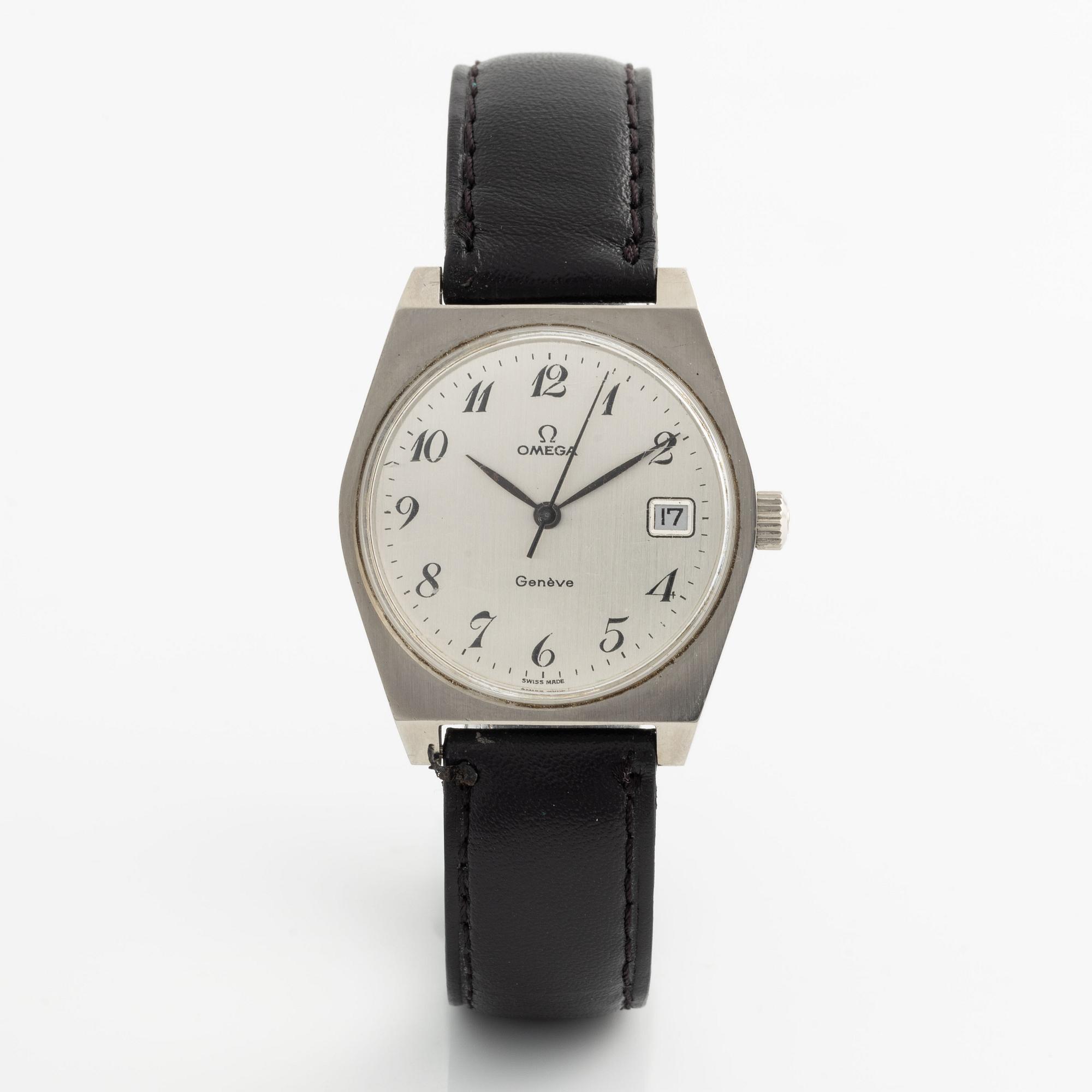 Omega, Genève, wristwatch, 35 mm.
