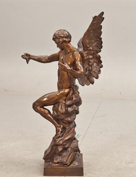 ÉMILE LOUIS PICAULT, efter, brons, bär signatur.