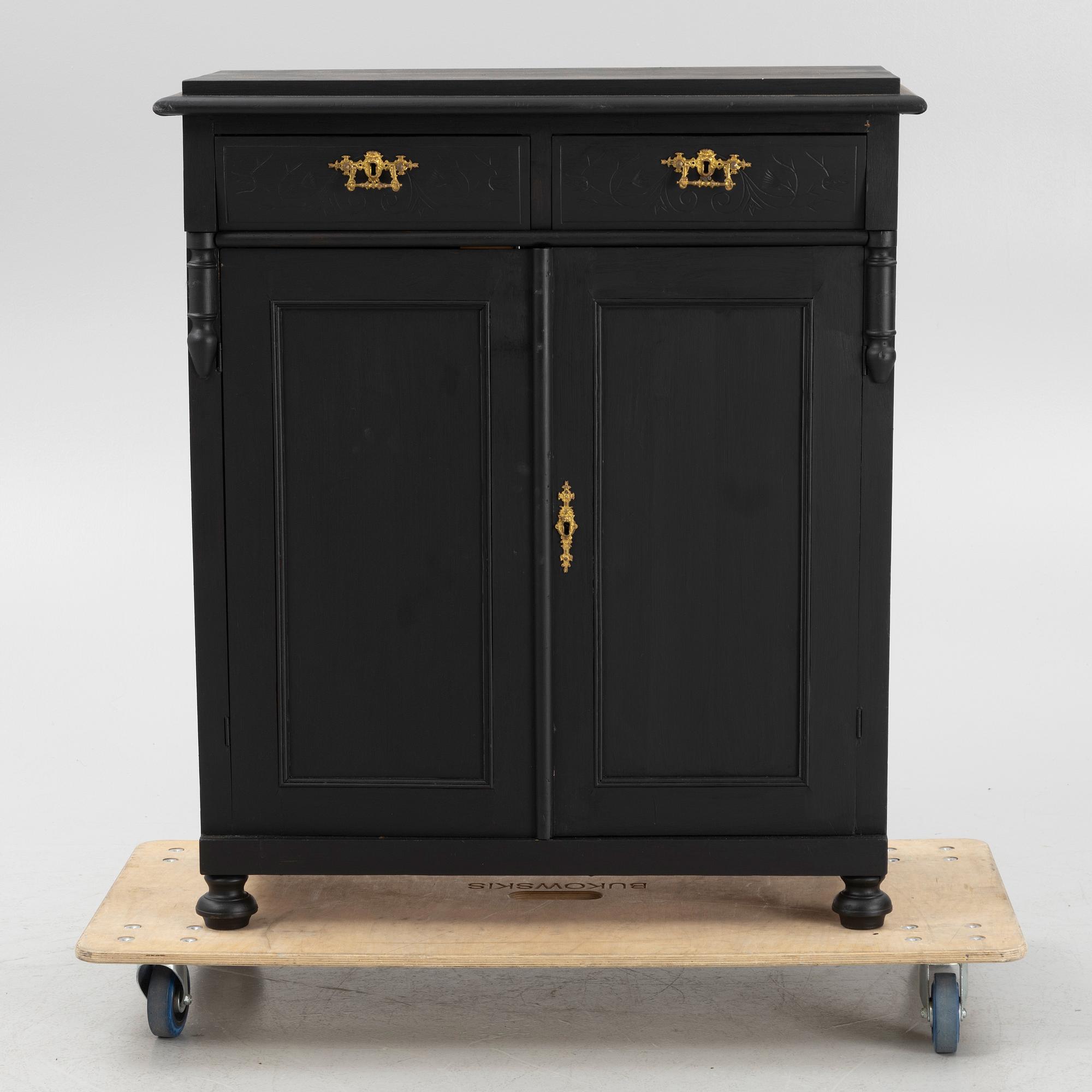 A sideboard, circa 1900.