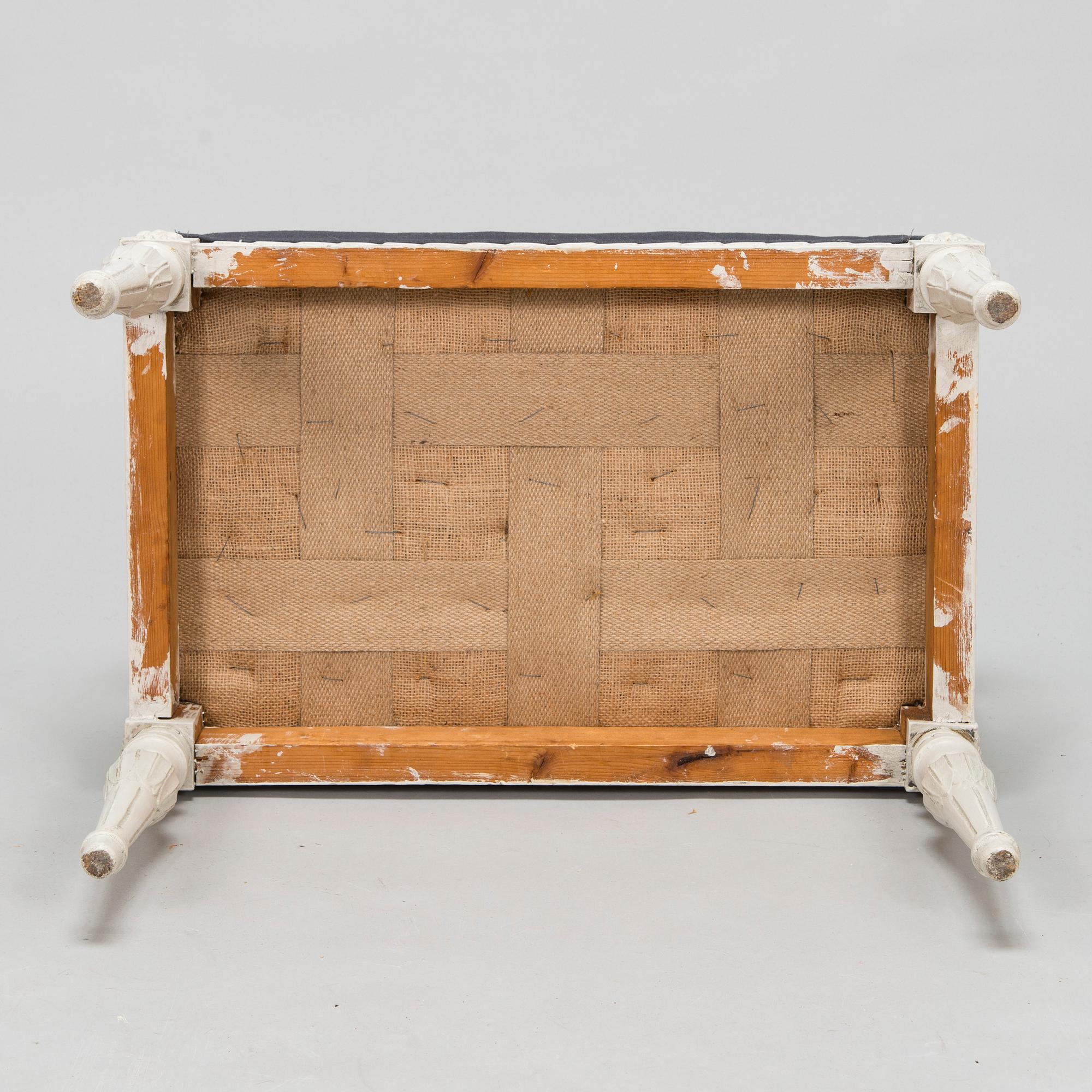 A late Gustavian stool from around 1900.