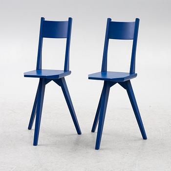 John Kandell, a pair of 'Camilla' chairs, Källemo.