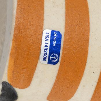 Lisa Larson, figurin, stengods, "Mellanstor katt", ur serien "Tripp, trapp, trull", Gustavsberg.