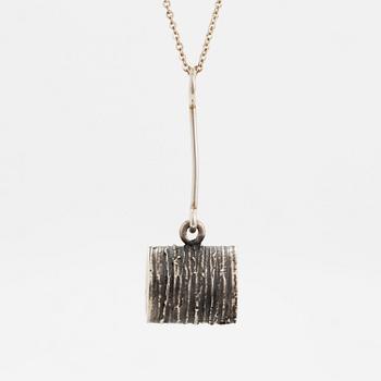 Jorma Laine, pendant with a chain, silver.