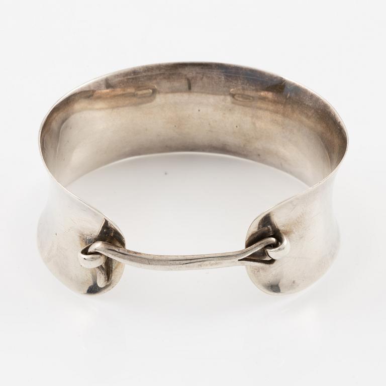 Vivianna Torun Bülow-Hübe, armband, sterlingsilver, egen verkstad 1990-tal.