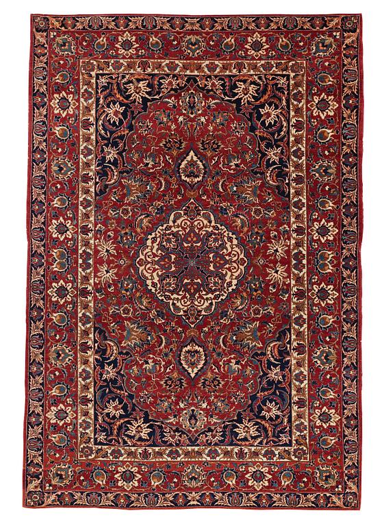 MATTA, semiantik Isfahan, ca 213,5 x 143,5-146,5 cm.