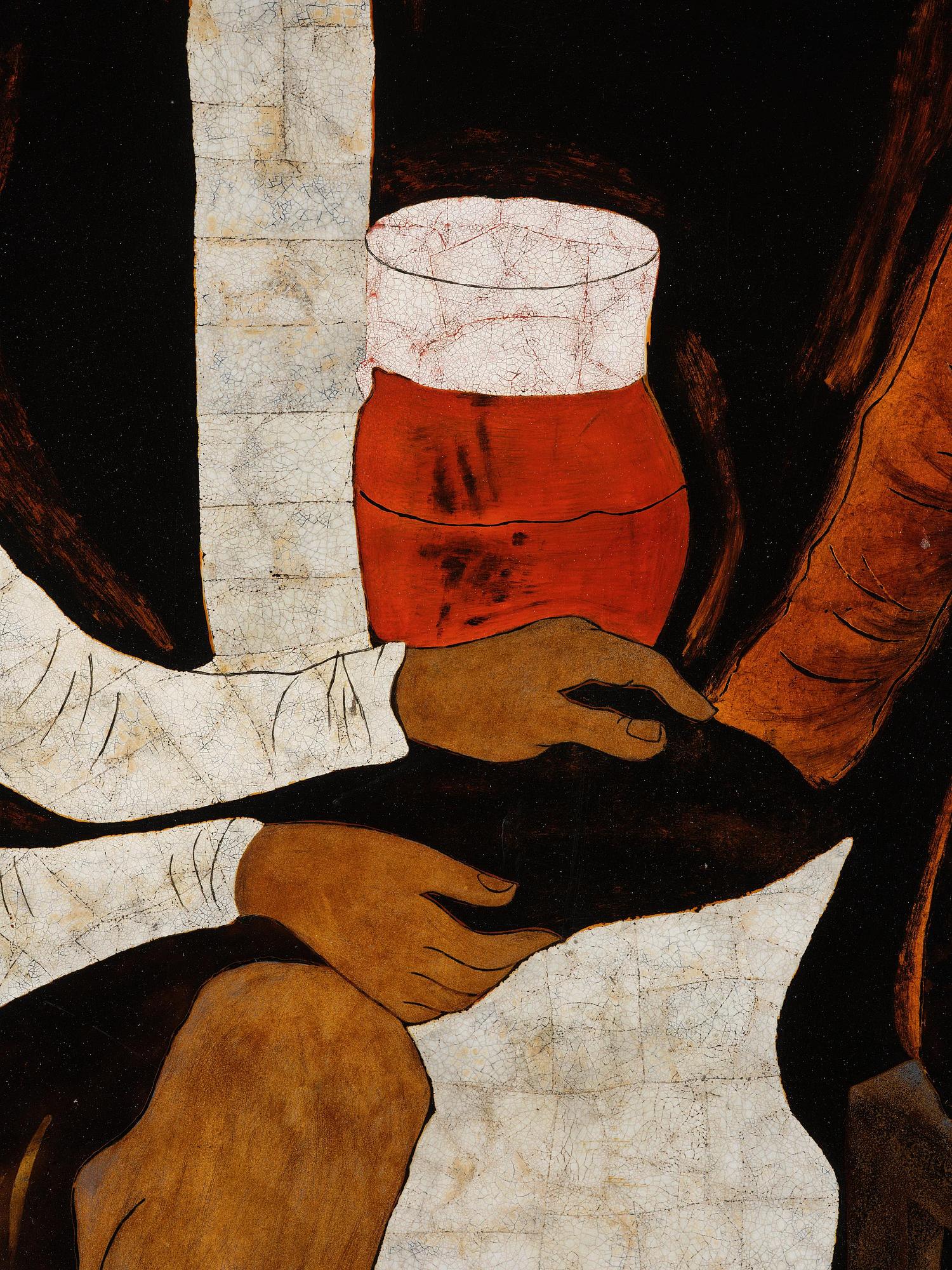 Nguyen Kim Dong, "Pottery Handicraft"/"Atelier de poterie artisanale".