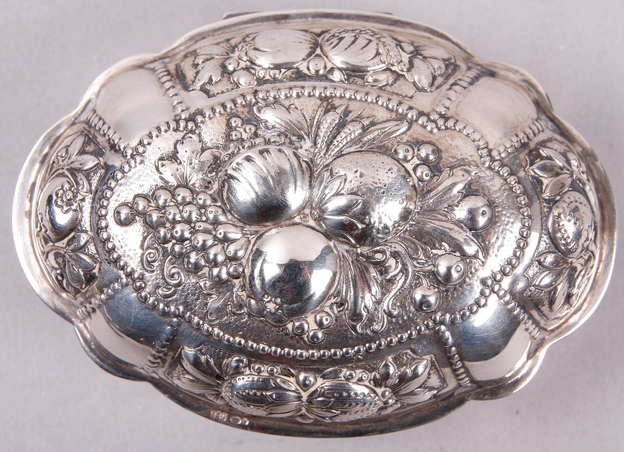 SKRIN, silver, barockstil, svenska importstämplar. 1900-tal.