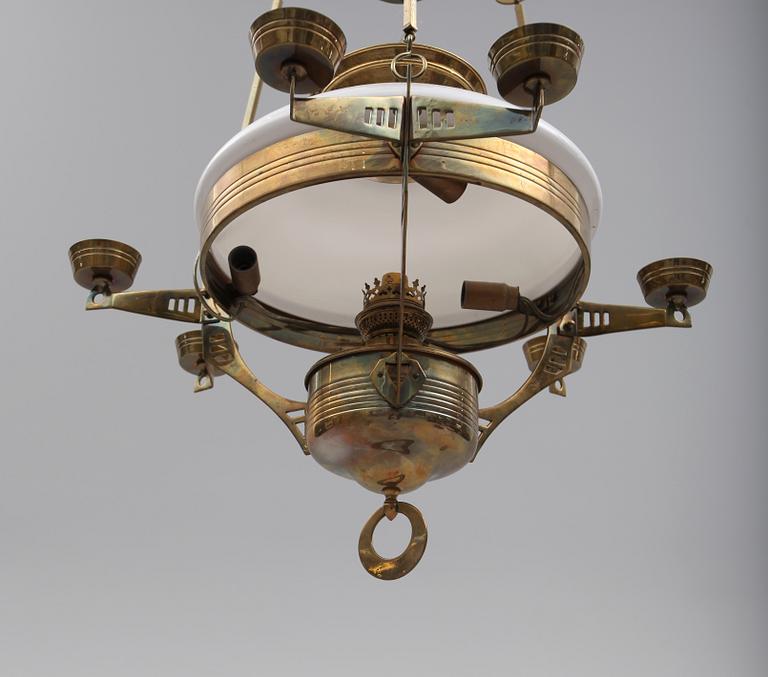 TAKFOTOGENLAMPA, 1900-talets början.