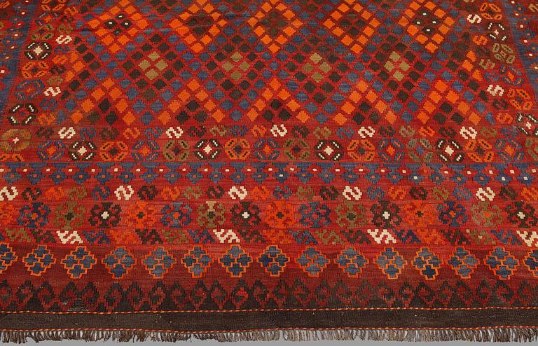 A Kilim carpet, Afghan, approx. 395 x 254 cm.