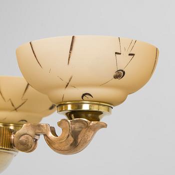 Paavo Tynell, taklampa modell 1204/5, Taito, 1930-tal.