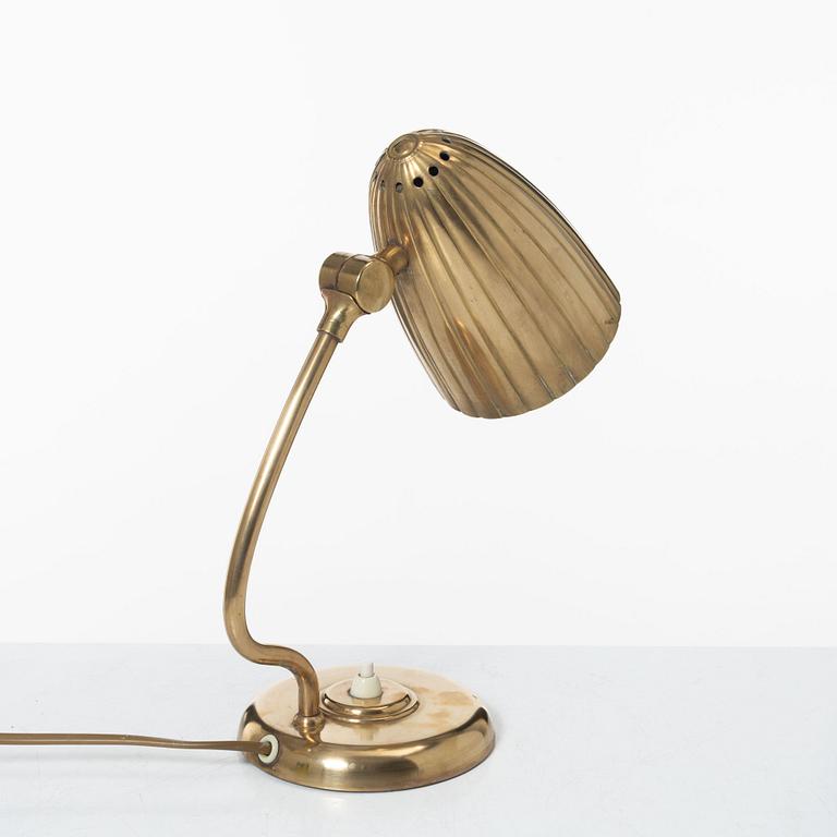 Harald Notini, bordslampa, modell "15470", Arvid Böhlmarks Lampfabrik, Stockholm, 1940-tal.