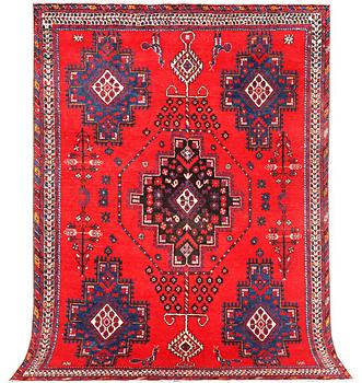 An Afshar rug, a. 225 x 155 cm.