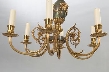 An Empire style ceiling  lamp mid 1900s.