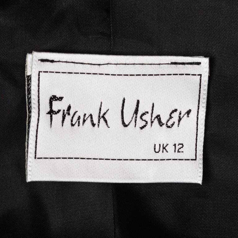 FRANK USHER, a cocktail dress and jacket, size 12.