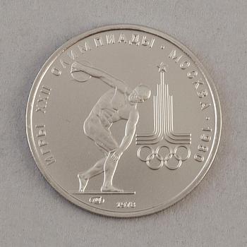 MYNT, platinum, 150 rubel, Ryssland, 1978.