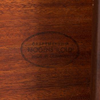 Arne Hovmand-Olsen, 1950's dining table and four chairs for Mogens Kold, A/S Kerteminde, Denmark.