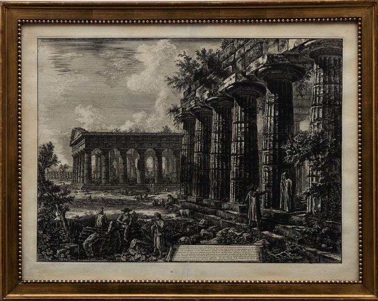 Francesco Piranesi, "Vue de quelques des Colonnes".