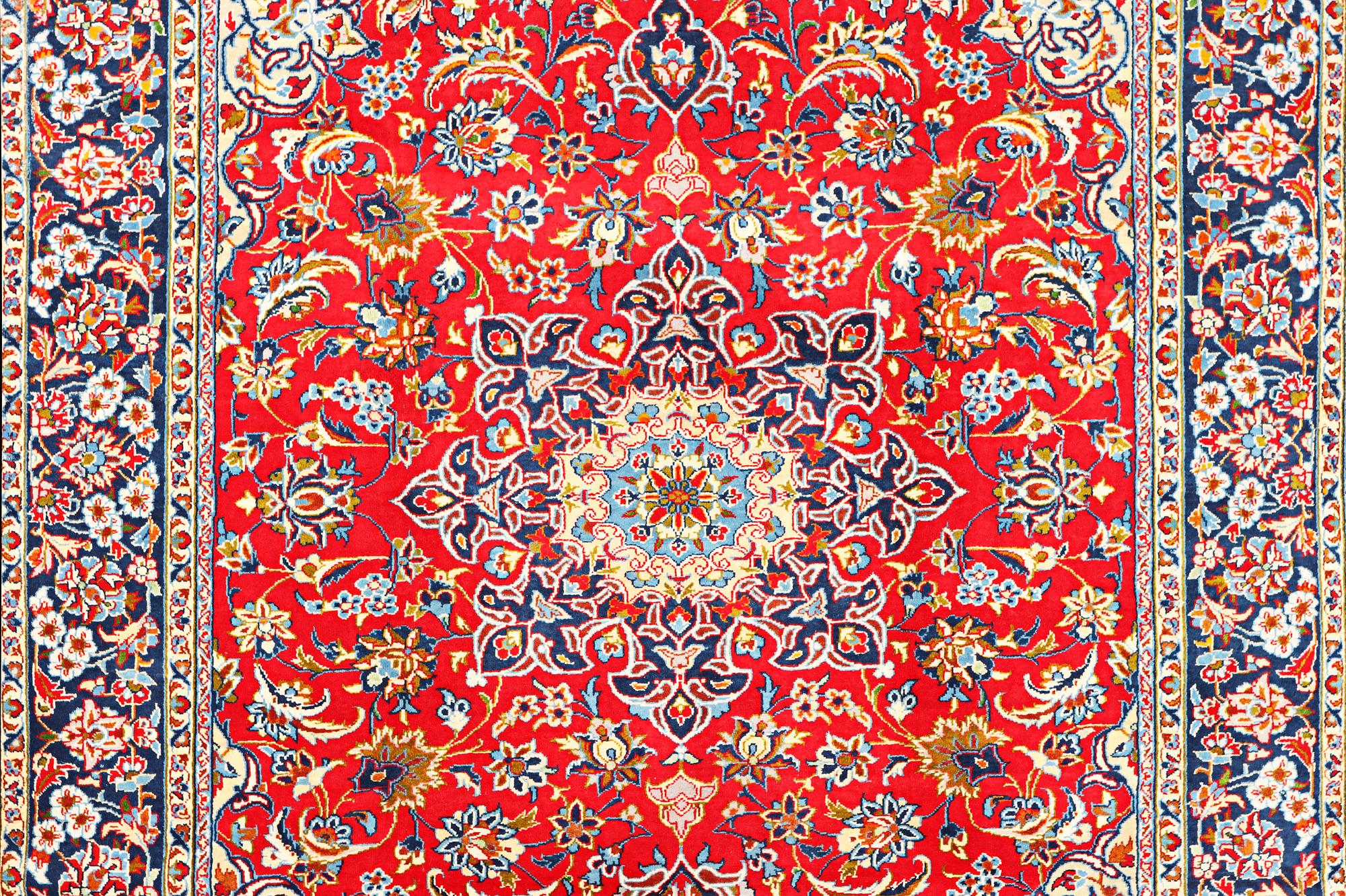 A Najafabad carpet, c. 330 x 233 cm.