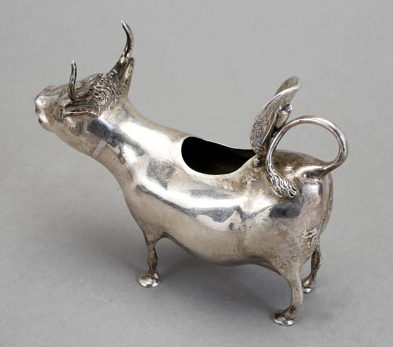 GRÄDDSNIPA, silver, otydliga utländska stämplar,1900-tal. Vikt 125 g.