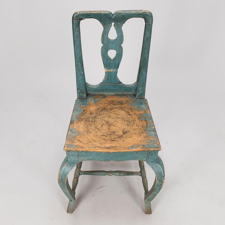 CHAIR, Rococo 18th century.