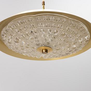 Carl Fagerlund, ceiling lamp, Orrefors.