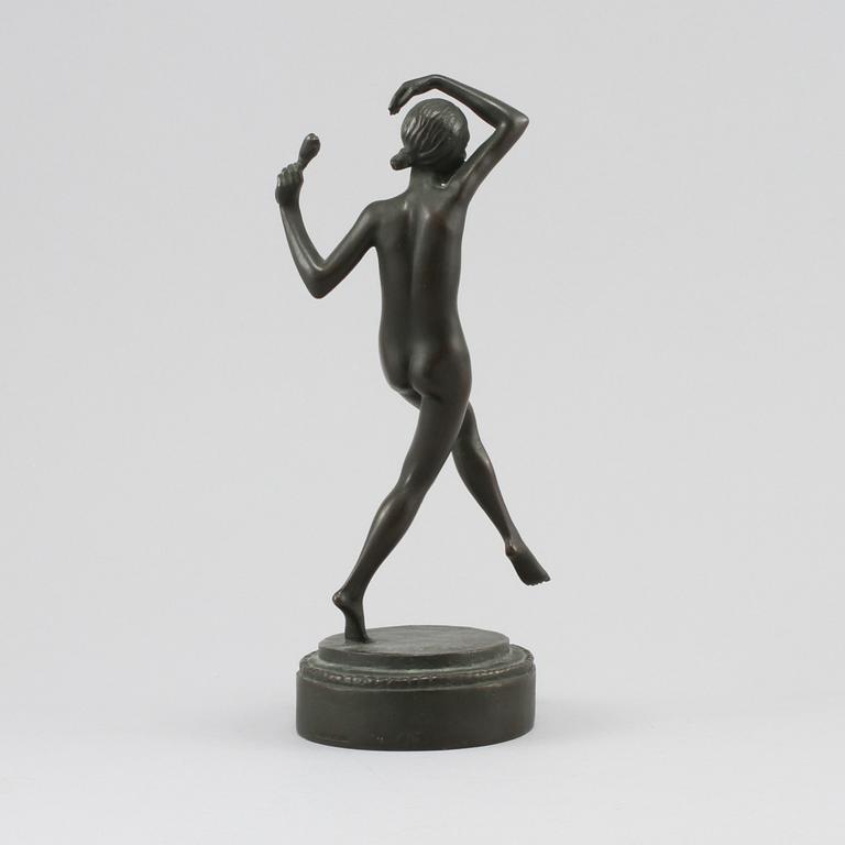 ARVID KNÖPPEL, skulptur, patinerad brons, signerad.