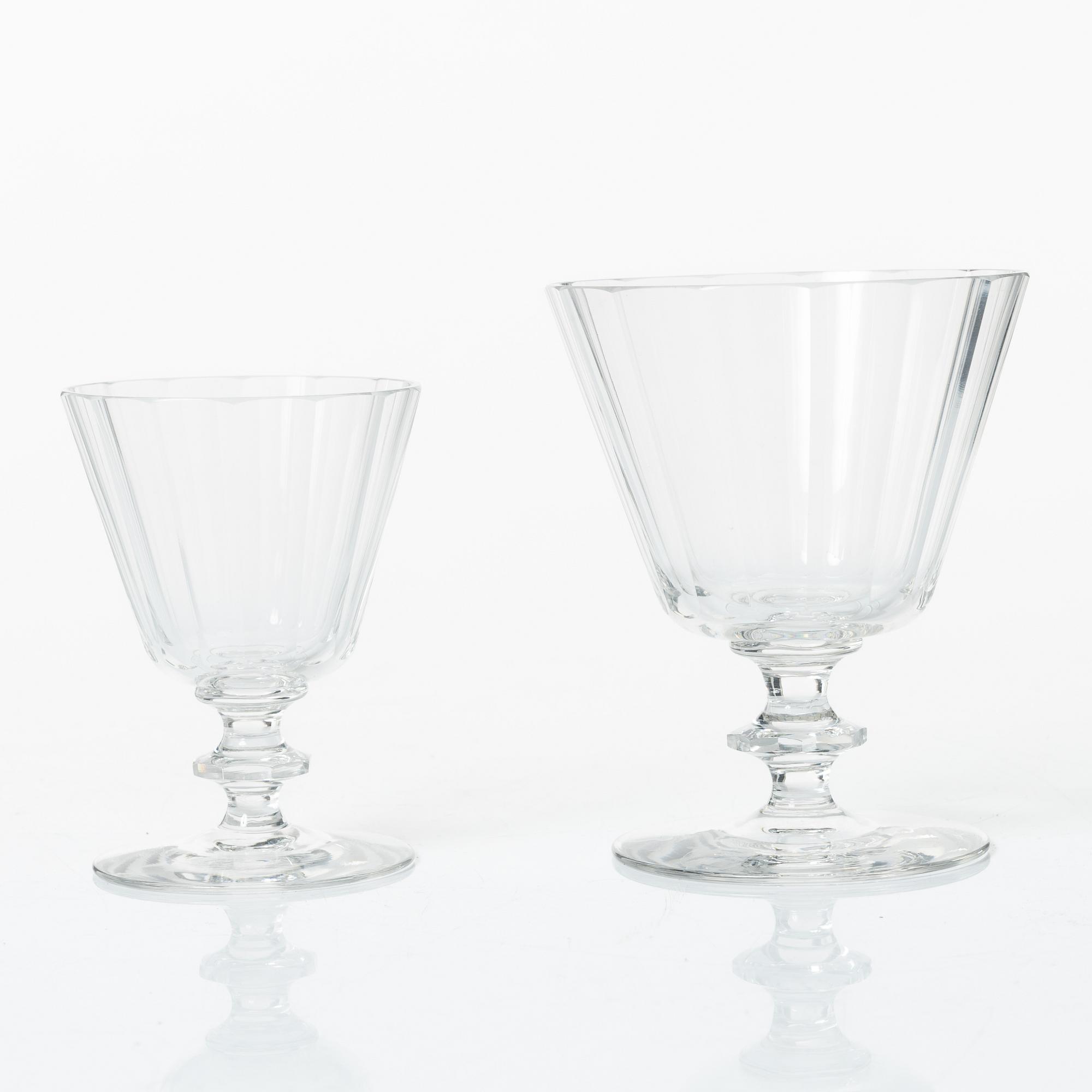 Elis Bergh, glass service, 68 pieces, "Karlberg", Kosta.