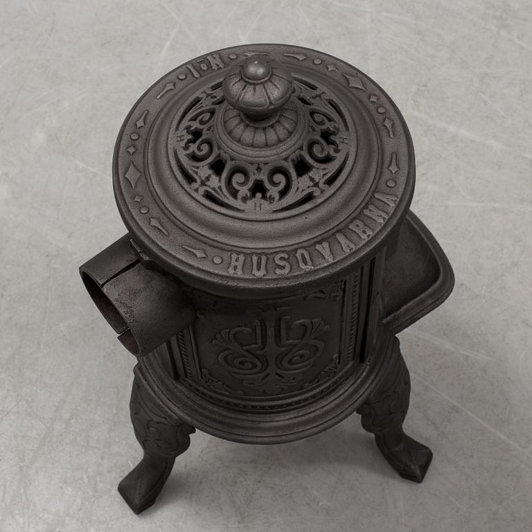KAMIN, gjutjärn, Husqvarna No 1, 1900-talets början.
