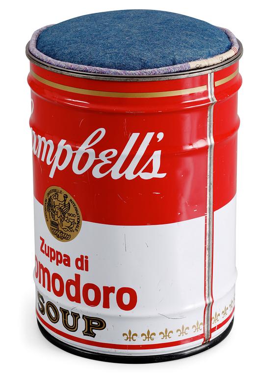 A Studio Simon 'Omaggio ad Andy Warhol' stool from the 'Ultramobile' collection, designed in 1973.