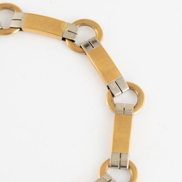 Bracelet, 18k gold, Swedish import mark.