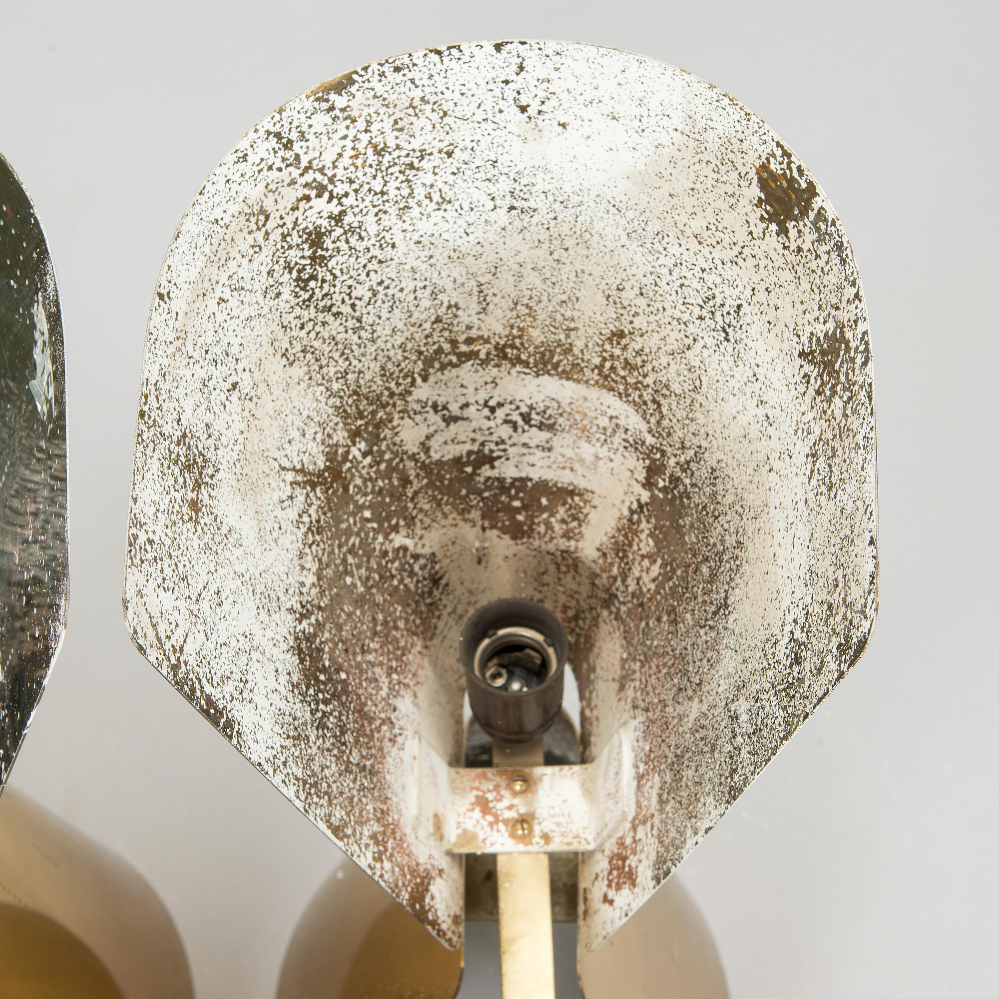 Paavo Tynell, a pair of  mid-20th century  wall lights for Taito. Made to order.