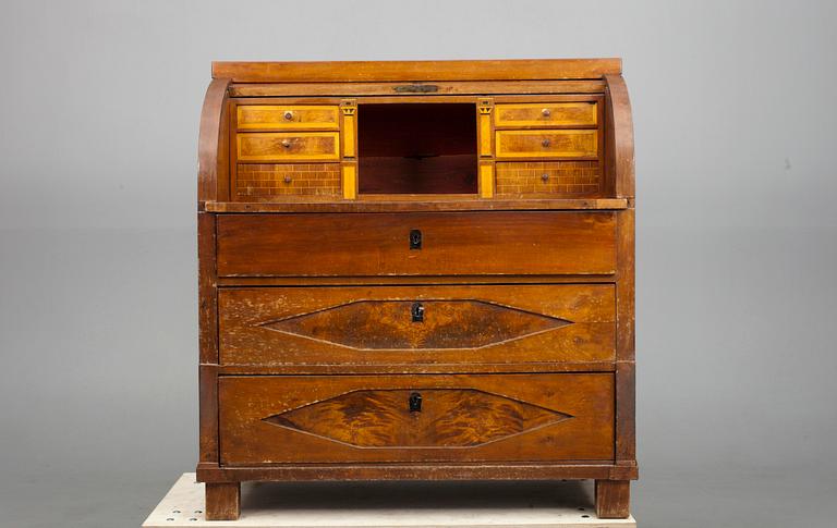 SKRIVBYRÅ, ek, biedermeier, Mellaneuropa 1800-talets mitt.