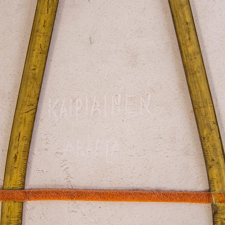 BIRGER KAIPIAINEN, a stoneware decorative dish signed Kaipiainen Arabia.