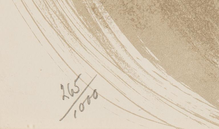 Marc Chagall, efter färglitografi, bär numrering 265/1000 med blyerts.