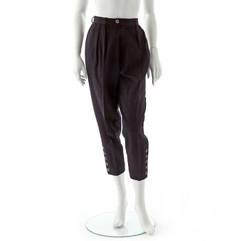 YVES SAINT LAURENT, a pair of wool blend pants.