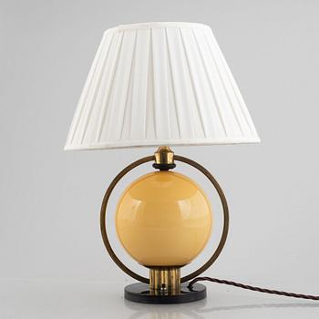 Karlskrona Lampfabrik, bordslampa, modell "5540/BS 7", 1930-40-tal.