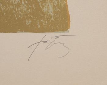 ANTONI TÀPIES litografi, signerad och numrerad 34/75.