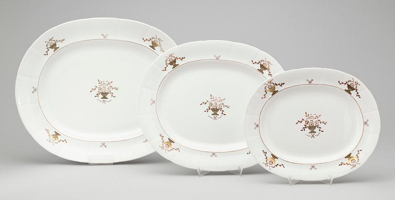 MATSERVIS, 58 delar, porslin, "Inge-Brit", Wilhelm Kåge, Gustavsberg, 1920-tal.