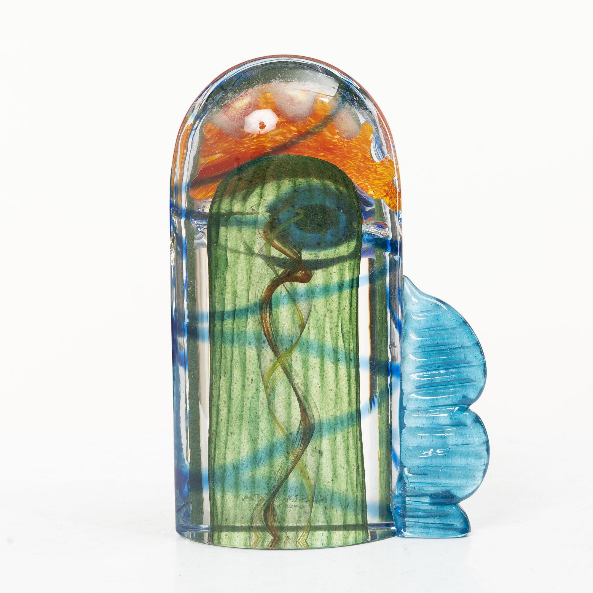 Kjell Engman, a sculpture, Kosta Boda.