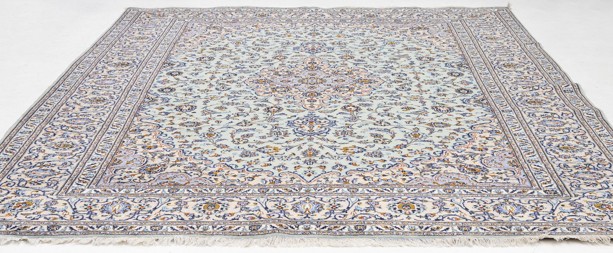 Carpet, Keshan, approx. 384 x 300 cm.