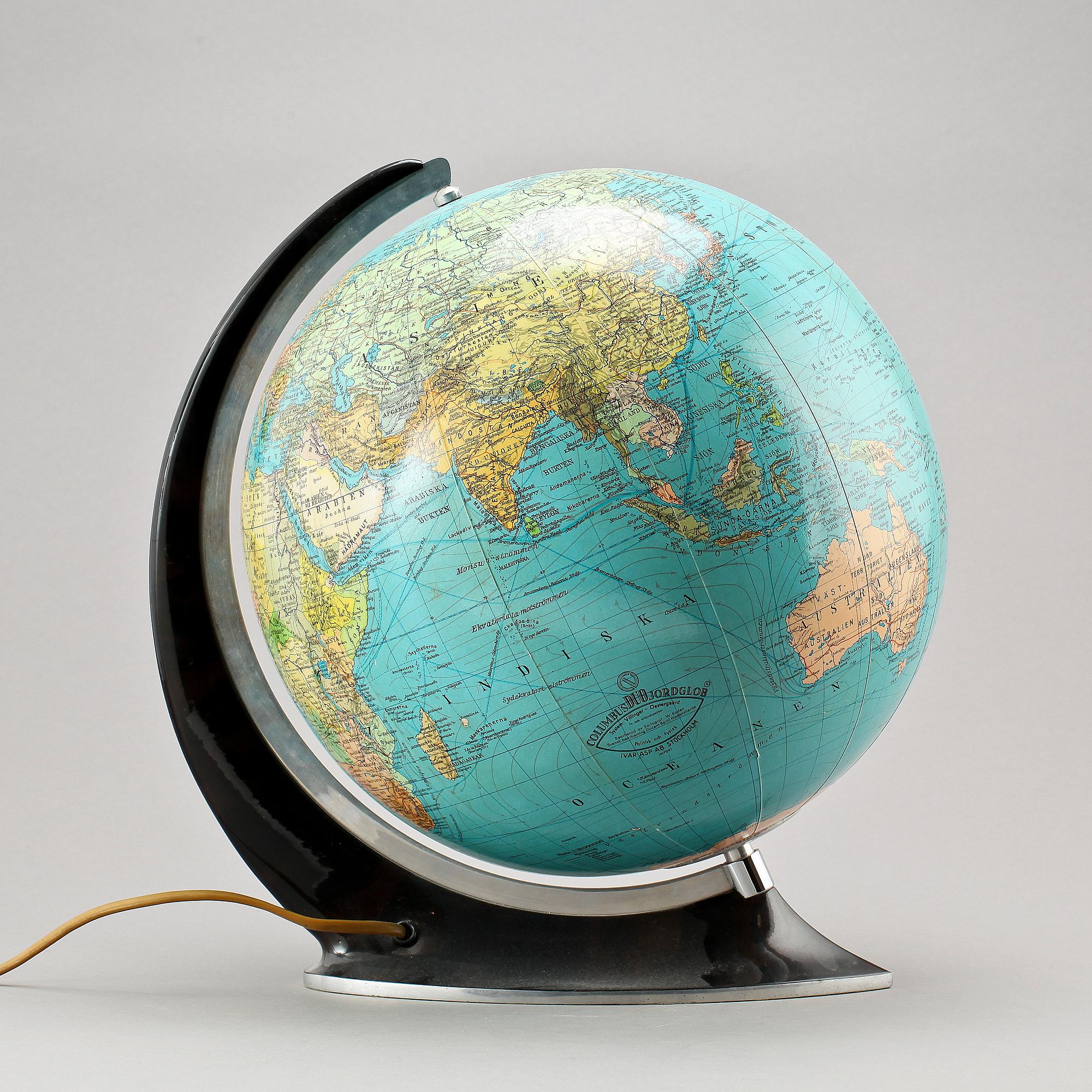 JORDGLOB, Ivar Asp, 1900-tal.