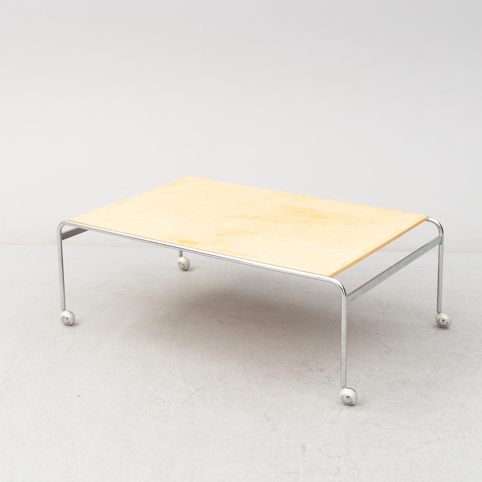 BRUNO MATHSSON, sofa table, "Karin",Mathsson international AB, Värnamo. Late 20th century.