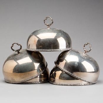 A set of five WMF Cloche.