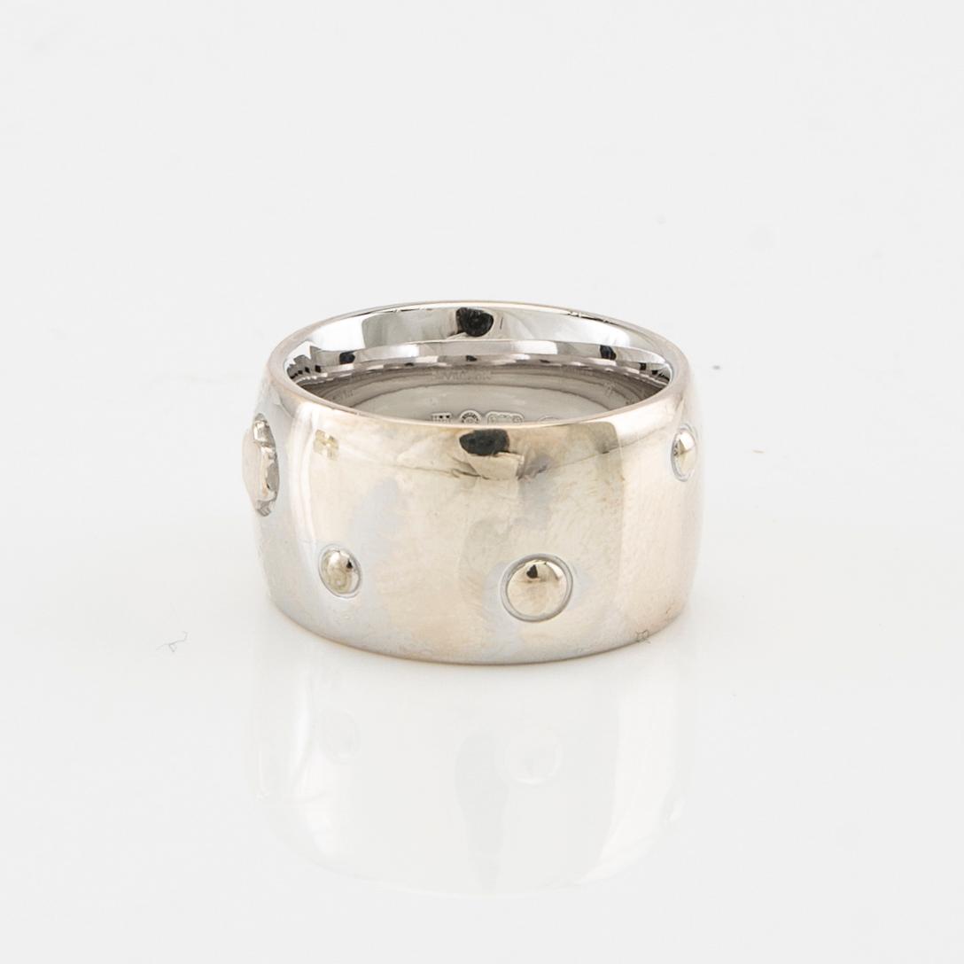 Montblanc, armband och ring, silver.