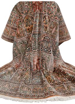 Matta, silke Kashmir, ca 327 x 243 cm.
