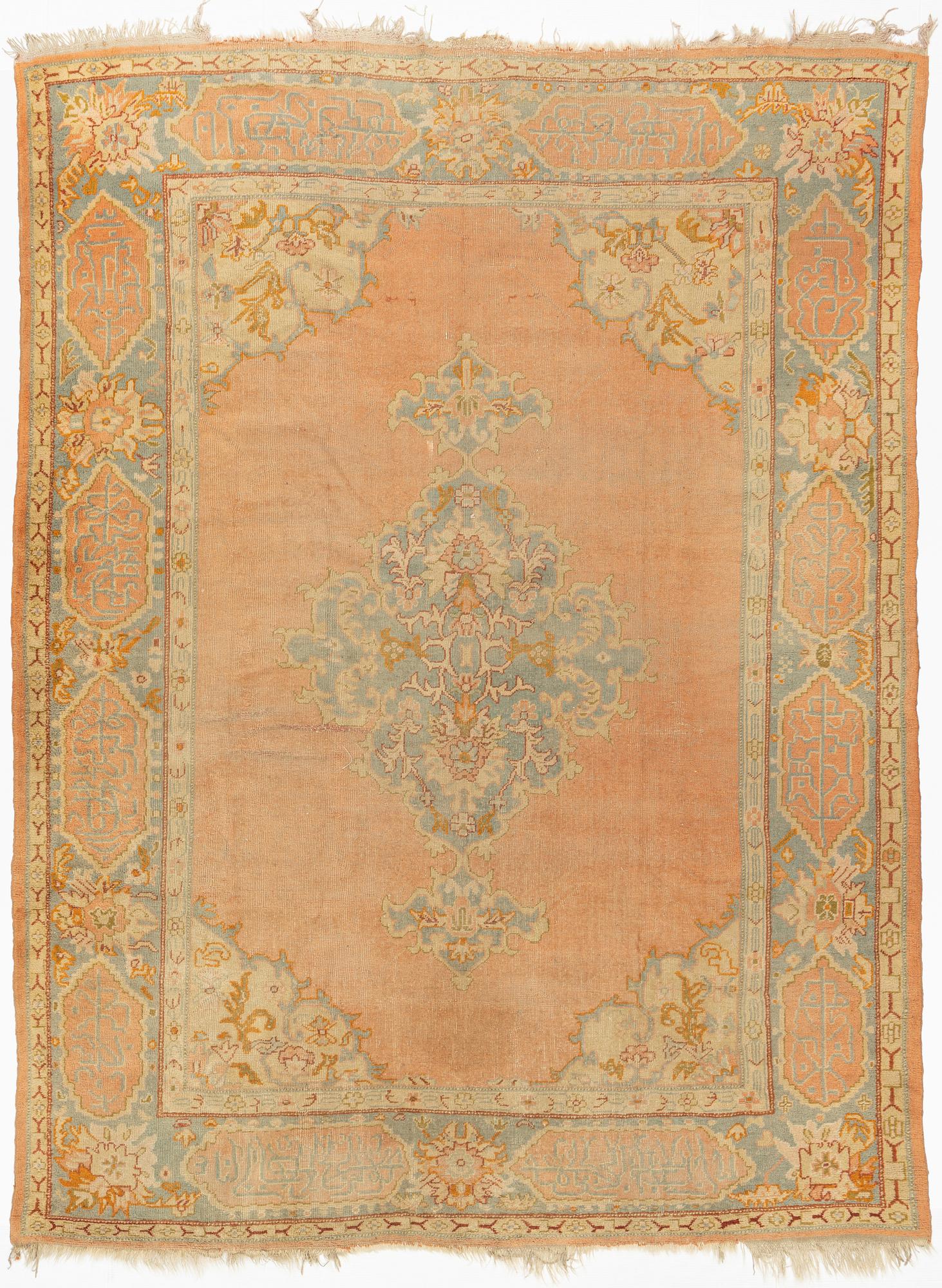 Matta, antik Ushak, 383 x 293 cm.