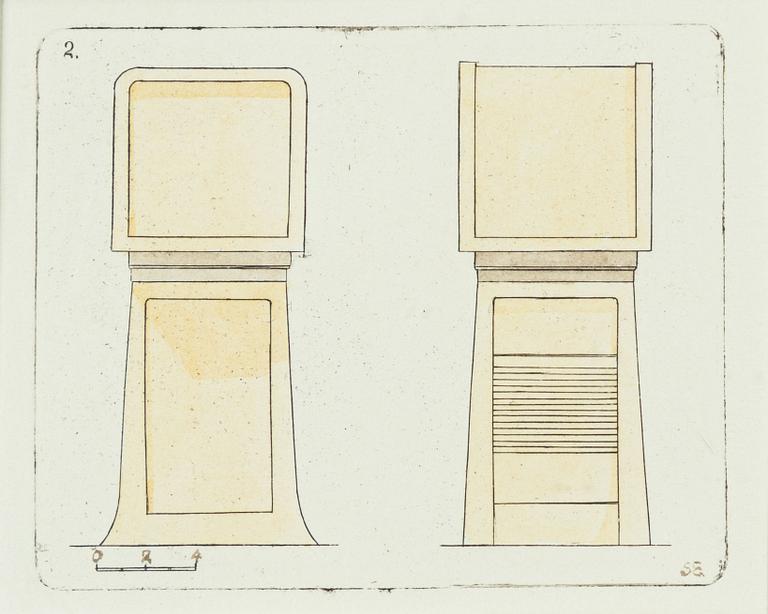 Sten Eklund, "Kullahuset. Ritning." From "Kullahusets hemlighet".